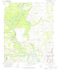 Jacksonport Arkansas Historical topographic map, 1:24000 scale, 7.5 X 7.5 Minute, Year 1962