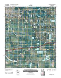 Jacksonville Arkansas Historical topographic map, 1:24000 scale, 7.5 X 7.5 Minute, Year 2011