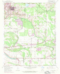 Jacksonville Arkansas Historical topographic map, 1:24000 scale, 7.5 X 7.5 Minute, Year 1954