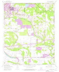 Jacksonville Arkansas Historical topographic map, 1:24000 scale, 7.5 X 7.5 Minute, Year 1954