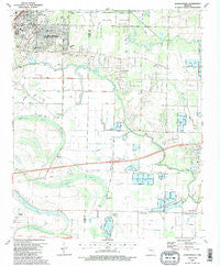 Jacksonville Arkansas Historical topographic map, 1:24000 scale, 7.5 X 7.5 Minute, Year 1987