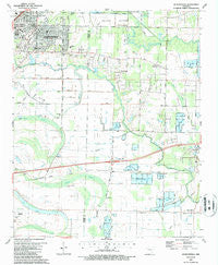 Jacksonville Arkansas Historical topographic map, 1:24000 scale, 7.5 X 7.5 Minute, Year 1987