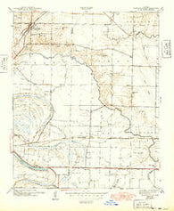 Jacksonville Arkansas Historical topographic map, 1:31680 scale, 7.5 X 7.5 Minute, Year 1943