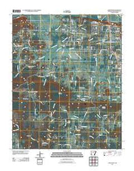 Jamestown Arkansas Historical topographic map, 1:24000 scale, 7.5 X 7.5 Minute, Year 2011
