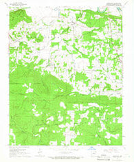 Jamestown Arkansas Historical topographic map, 1:24000 scale, 7.5 X 7.5 Minute, Year 1965