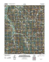 Japton Arkansas Historical topographic map, 1:24000 scale, 7.5 X 7.5 Minute, Year 2011