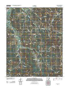 Japton Arkansas Historical topographic map, 1:24000 scale, 7.5 X 7.5 Minute, Year 2011