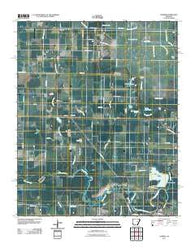 Jasmine Arkansas Historical topographic map, 1:24000 scale, 7.5 X 7.5 Minute, Year 2011
