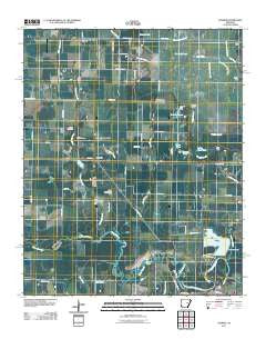 Jasmine Arkansas Historical topographic map, 1:24000 scale, 7.5 X 7.5 Minute, Year 2011