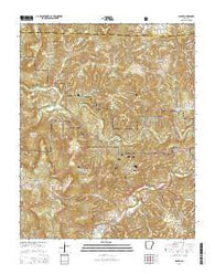 Jasper Arkansas Current topographic map, 1:24000 scale, 7.5 X 7.5 Minute, Year 2014