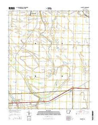 Jeanette Arkansas Current topographic map, 1:24000 scale, 7.5 X 7.5 Minute, Year 2014