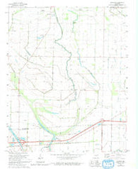 Jeanette Arkansas Historical topographic map, 1:24000 scale, 7.5 X 7.5 Minute, Year 1981