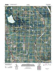 Jericho Arkansas Historical topographic map, 1:24000 scale, 7.5 X 7.5 Minute, Year 2011