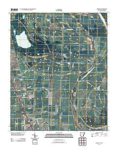 Jericho Arkansas Historical topographic map, 1:24000 scale, 7.5 X 7.5 Minute, Year 2011