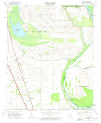 Jericho Arkansas Historical topographic map, 1:24000 scale, 7.5 X 7.5 Minute, Year 1970