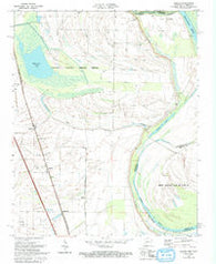 Jericho Arkansas Historical topographic map, 1:24000 scale, 7.5 X 7.5 Minute, Year 1970