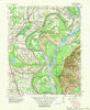 Jericho Arkansas Historical topographic map, 1:62500 scale, 15 X 15 Minute, Year 1952