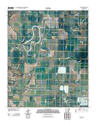 Jerome Arkansas Historical topographic map, 1:24000 scale, 7.5 X 7.5 Minute, Year 2011