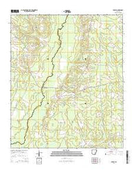 Jersey Arkansas Current topographic map, 1:24000 scale, 7.5 X 7.5 Minute, Year 2014