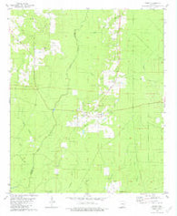 Jersey Arkansas Historical topographic map, 1:24000 scale, 7.5 X 7.5 Minute, Year 1981