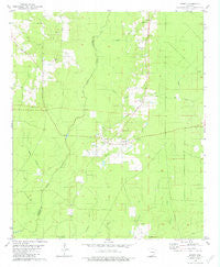 Jersey Arkansas Historical topographic map, 1:24000 scale, 7.5 X 7.5 Minute, Year 1981