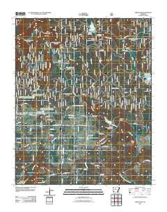 Jerusalem Arkansas Historical topographic map, 1:24000 scale, 7.5 X 7.5 Minute, Year 2011
