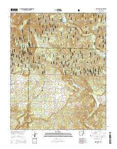 Jerusalem Arkansas Current topographic map, 1:24000 scale, 7.5 X 7.5 Minute, Year 2014