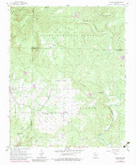 Jerusalem Arkansas Historical topographic map, 1:24000 scale, 7.5 X 7.5 Minute, Year 1962