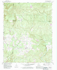 Jerusalem Arkansas Historical topographic map, 1:24000 scale, 7.5 X 7.5 Minute, Year 1990