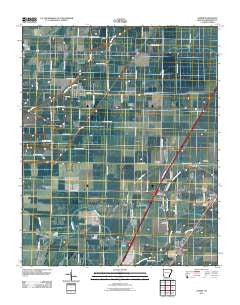 Joiner Arkansas Historical topographic map, 1:24000 scale, 7.5 X 7.5 Minute, Year 2011