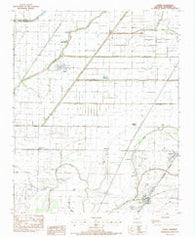 Joiner Arkansas Historical topographic map, 1:24000 scale, 7.5 X 7.5 Minute, Year 1983