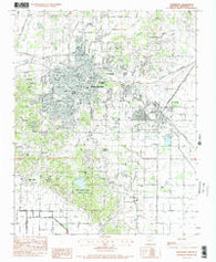 Jonesboro Arkansas Historical topographic map, 1:24000 scale, 7.5 X 7.5 Minute, Year 1983