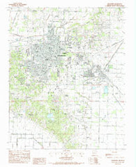 Jonesboro Arkansas Historical topographic map, 1:24000 scale, 7.5 X 7.5 Minute, Year 1983
