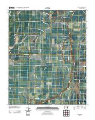 Joyland Arkansas Historical topographic map, 1:24000 scale, 7.5 X 7.5 Minute, Year 2011
