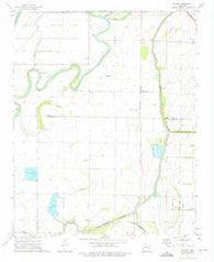 Joyland Arkansas Historical topographic map, 1:24000 scale, 7.5 X 7.5 Minute, Year 1974