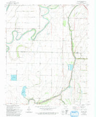 Joyland Arkansas Historical topographic map, 1:24000 scale, 7.5 X 7.5 Minute, Year 1974