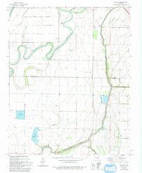Joyland Arkansas Historical topographic map, 1:24000 scale, 7.5 X 7.5 Minute, Year 1974