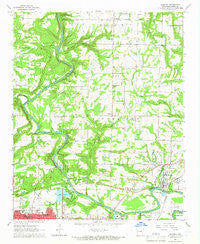 Judsonia Arkansas Historical topographic map, 1:24000 scale, 7.5 X 7.5 Minute, Year 1965