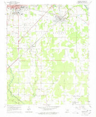 Kensett Arkansas Historical topographic map, 1:24000 scale, 7.5 X 7.5 Minute, Year 1964