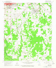 Kensett Arkansas Historical topographic map, 1:24000 scale, 7.5 X 7.5 Minute, Year 1964