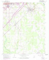 Kensett Arkansas Historical topographic map, 1:24000 scale, 7.5 X 7.5 Minute, Year 1964