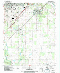Kensett Arkansas Historical topographic map, 1:24000 scale, 7.5 X 7.5 Minute, Year 1994