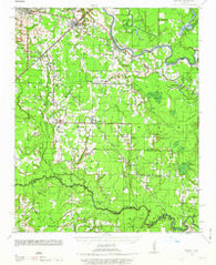 Kensett Arkansas Historical topographic map, 1:62500 scale, 15 X 15 Minute, Year 1935