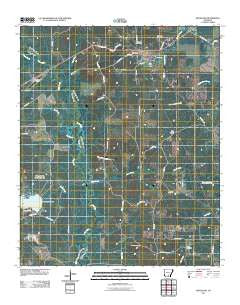 Kingsland Arkansas Historical topographic map, 1:24000 scale, 7.5 X 7.5 Minute, Year 2011