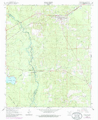 Kingsland Arkansas Historical topographic map, 1:24000 scale, 7.5 X 7.5 Minute, Year 1966