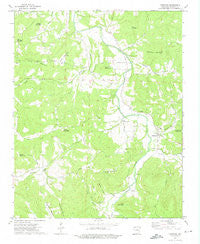 Kingston Arkansas Historical topographic map, 1:24000 scale, 7.5 X 7.5 Minute, Year 1973