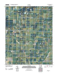 Knobel Arkansas Historical topographic map, 1:24000 scale, 7.5 X 7.5 Minute, Year 2011