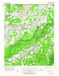 Knobel Arkansas Historical topographic map, 1:62500 scale, 15 X 15 Minute, Year 1941