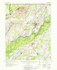 Knobel Arkansas Historical topographic map, 1:62500 scale, 15 X 15 Minute, Year 1967