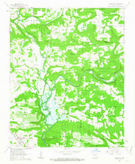 Knoxville Arkansas Historical topographic map, 1:24000 scale, 7.5 X 7.5 Minute, Year 1962